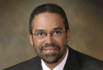 Portrait of Andre Campbell, MD, FACS, FACP, FCCM